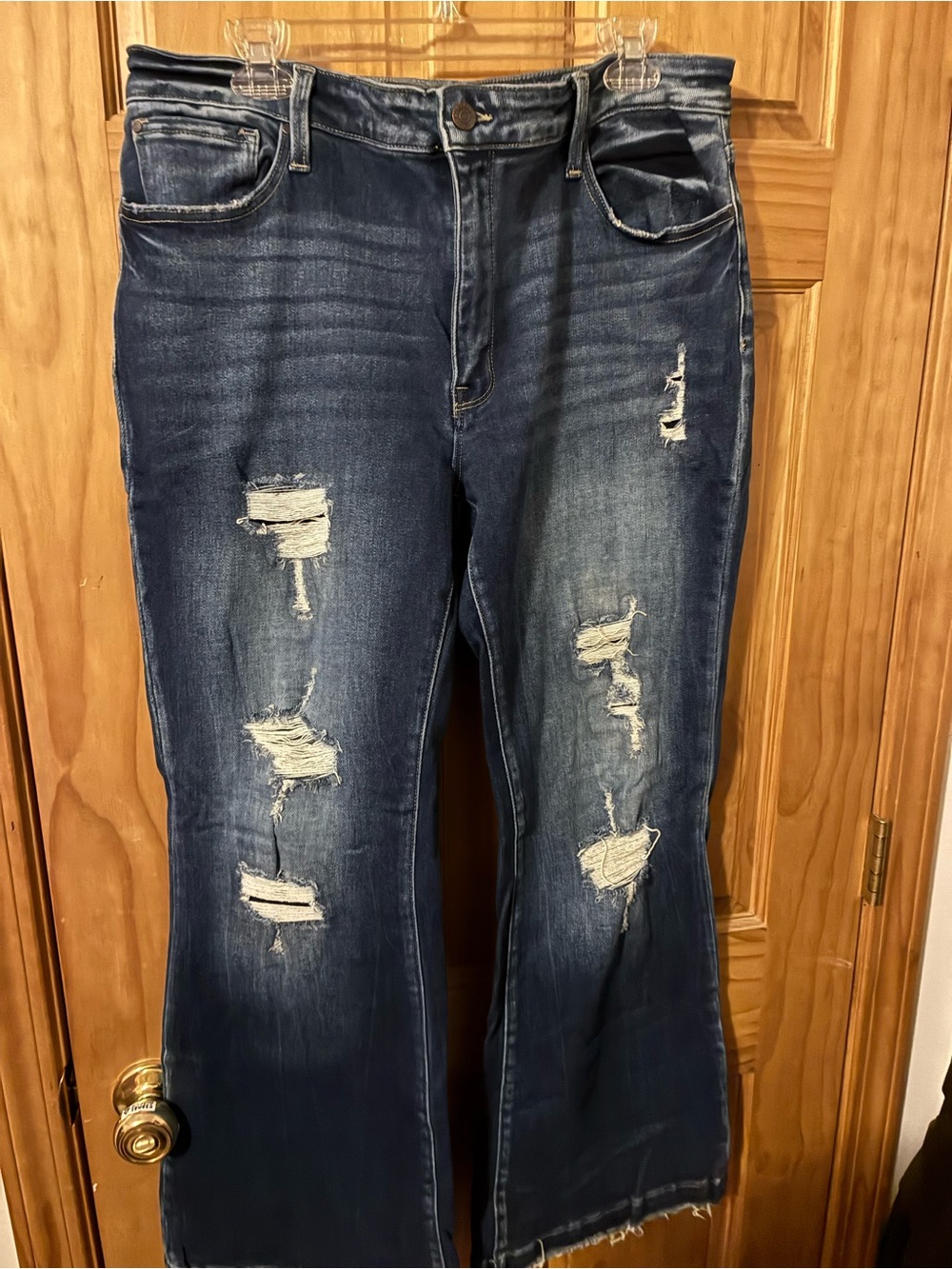 Petra 153 Dark Wash Distressed Jeans